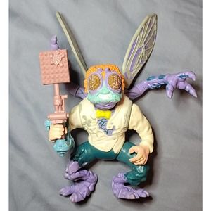 1989 TMNT Baxter Stockman Action Figure 100% Complete as